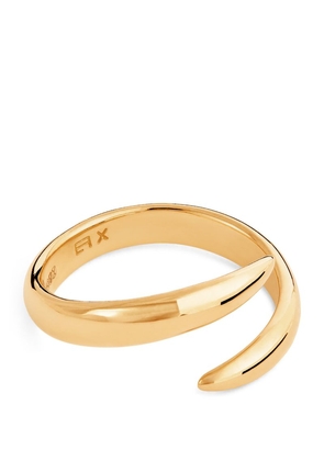Eva Fehren Yellow Gold Wrap Claw Ring (Size 3.5)