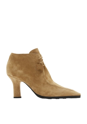Burberry Suede Sovereign Boots 85