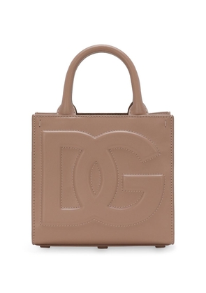 Dolce & Gabbana Mini Leather DG Daily Shopper Bag