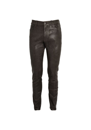 Paige Leather Icon Lennox Slim Trousers