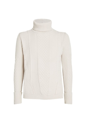 Giorgio Armani Wool-Cashmere Rollneck Sweater