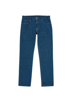 Giorgio Armani Stretch-Cotton Straight Jeans