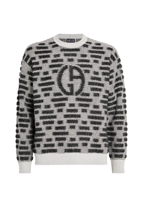 Giorgio Armani Logo-Jacquard Sweater