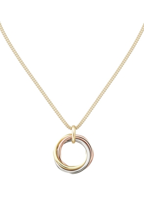 Cartier Medium White, Yellow And Rose Gold Trinity Necklace