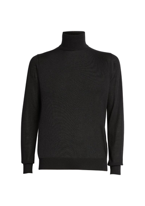 Giorgio Armani Cashmere-Silk Rollneck Sweater