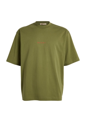 Marni Cotton Logo T-Shirt
