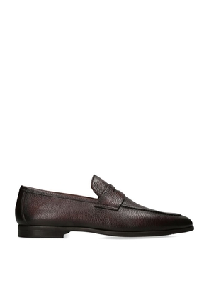 Magnanni Grained-Leather Diezma Loafers