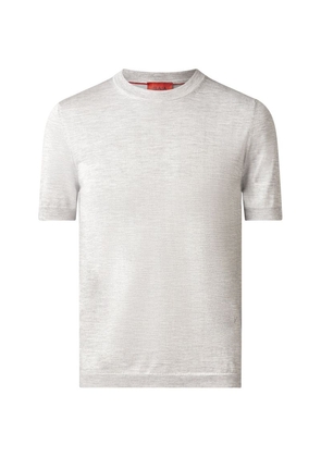 Isaia Cashmere-Silk Knitted T-Shirt