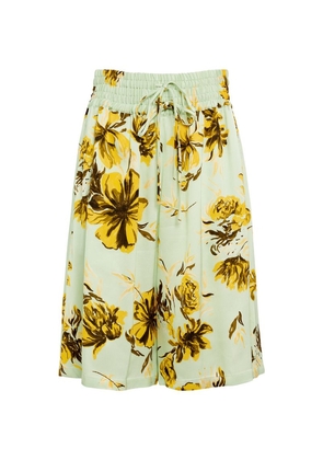 Jil Sander Floral Tailored Shorts