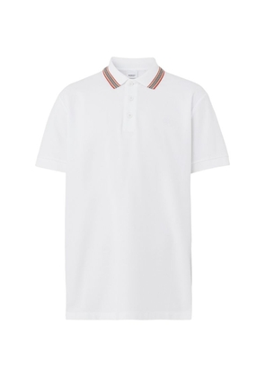 Burberry Cotton Icon Stripe Polo Shirt