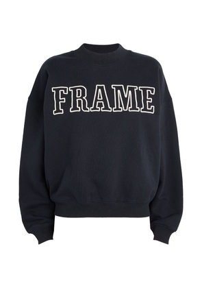 Frame Fleece Logo-Embroidered Sweatshirt