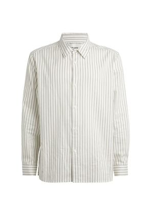 Frame Cotton Pinstripe Shirt