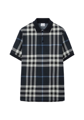 Burberry Cotton Check Polo Shirt