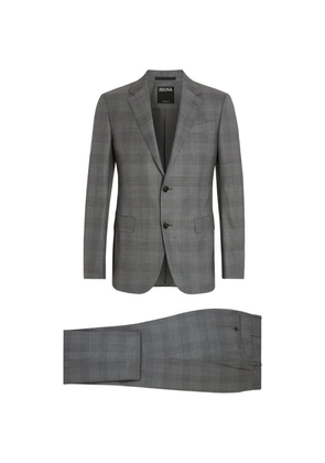 Zegna Wool Check Two-Piece Suit