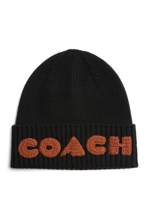 Coach Logo Beanie