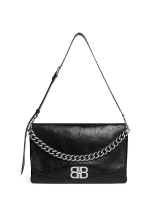 Balenciaga Leather Soft Flap Shoulder Bag