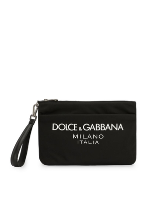 Dolce & Gabbana Nylon Logo Pouch