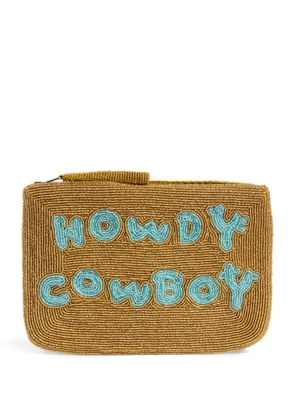 the Jacksons Beaded Howdy Cowboy Clutch Bag