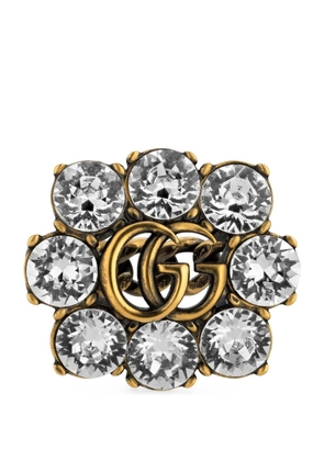 Gucci Faux Crystal Double G Ring