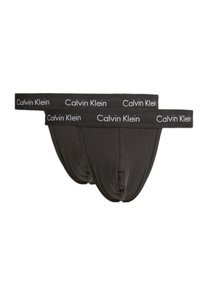 Calvin Klein Stretch-Cotton Thong Briefs (Pack Of 2)