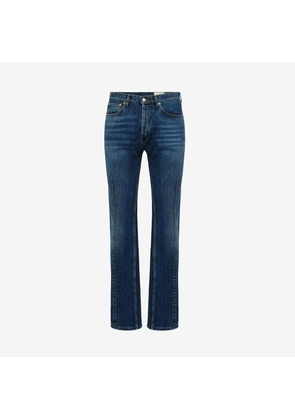 ALEXANDER MCQUEEN - Darted Jeans - Item 745910QVY444001