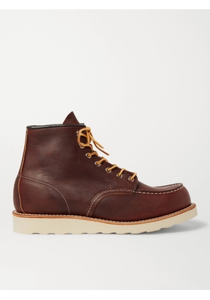 Red Wing Shoes - 8138 Moc Leather Boots - Men - Brown - UK 6