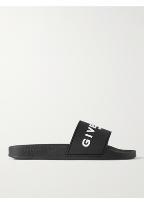 Givenchy - Logo-Embossed Rubber Slides - Men - Black - EU 40