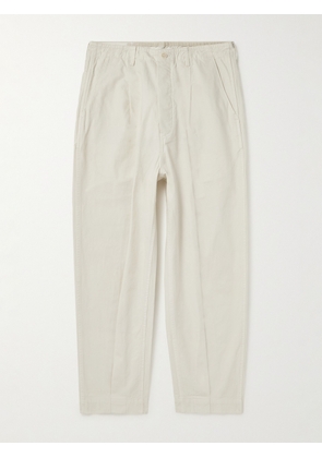 Applied Art Forms - DM1-1 Straight-Leg Cotton-Canvas Trousers - Men - White - S