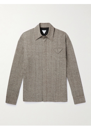 Bottega Veneta - Tweed Shirt - Men - Brown - IT 46