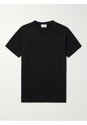 Off-White - Logo-Embroidered Cotton-Jersey T-Shirt - Men - Black - XS