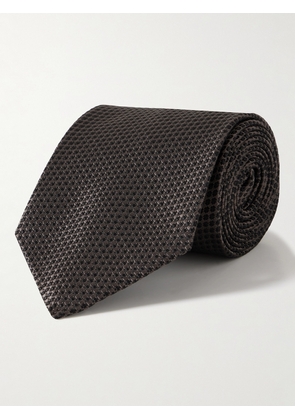 TOM FORD - 7.5cm Silk-Jacquard Tie - Men - Brown