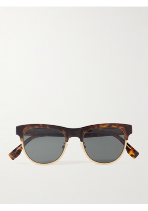 Fendi - D-Frame Tortoiseshell Acetate and Gold-Tone Sunglasses - Men - Tortoiseshell