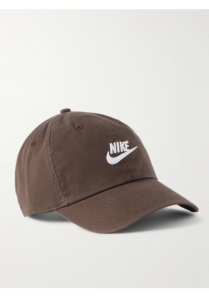 Nike - Club Logo-Embroidered Cotton-Twill Baseball Cap - Men - Brown - S/M