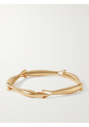 Bottega Veneta - Sardine Gold-Plated Bracelet - Men - Gold - M
