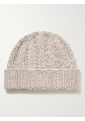 Guest In Residence - Ribbed Cashmere Beanie - Men - Neutrals