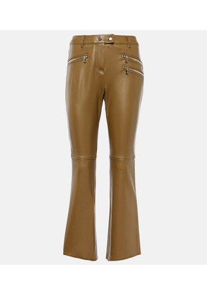 Dorothee Schumacher Sleek Comfort faux leather cropped pants