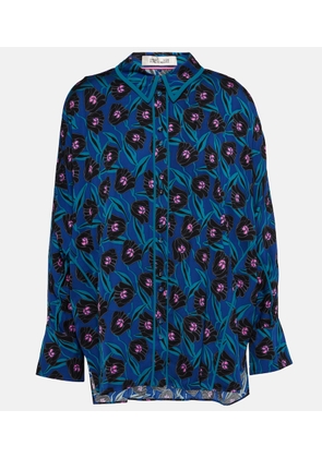 Diane von Furstenberg Alona satin blouse