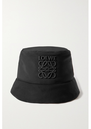 Loewe - Appliquéd Padded Shell Bucket Hat - Black - 57,59