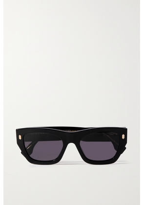 Fendi - Roma D-frame Acetate Sunglasses - Black - One size