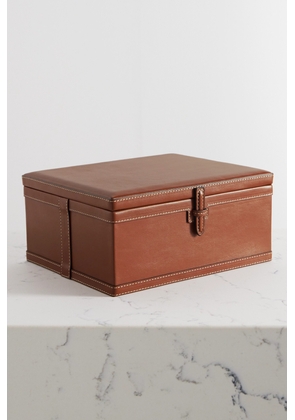 Hunting Season - Medium Leather Trunk Box - Brown - One size