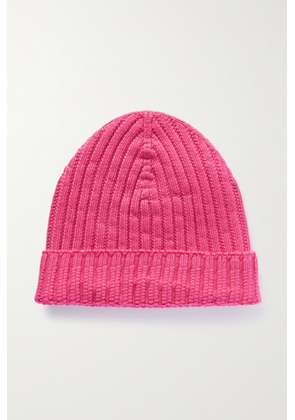 Barrie - + Sofia Coppola Ribbed Cashmere Beanie - Pink - One size