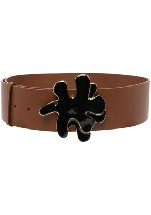Gabriela Hearst Seed leather belt - Brown