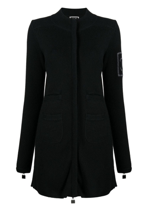 CHANEL Pre-Owned 1990s single-breasted wool coat - Black