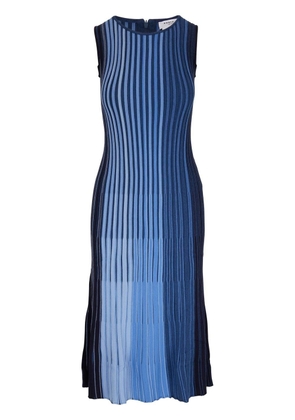 Akris Punto virgin-wool sleeveless dress - Blue