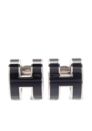 Hermès 1990s pre-owned Pop H stud earrings - Black