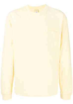 Suicoke pocket cotton sweatshirt - Yellow