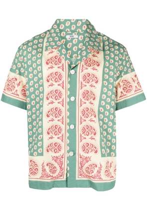 BODE paisley-print short-sleeve shirt - Neutrals