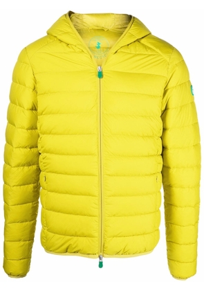 Save The Duck Ernest hooded puffer jacket - Yellow