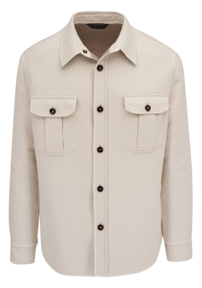 Brioni Vagabond cashmere shirt jacket - Neutrals