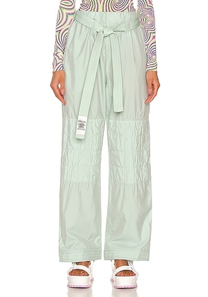 Stella McCartney Soft Cotton Trousers in Mint - Mint. Size 36 (also in ).
